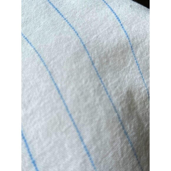 Lauren Ralph Lauren Womens White & Blue Striped Linen  Wide-Leg Pants - Picture 8 of 16